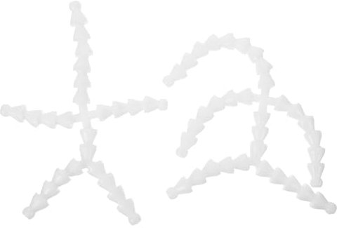 JEWEDECO 2piezas Esqueleto De Muñeca Articuladas Marco De Muñeca Peluche para DIY Juguete Móvil Esqueleto De Marioneta para Manualidades De Halloween