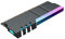 Jrifedptry Computer DDR4 DDR5 5V ARGB Sync Memory Radiator PC RGB Colorful RAM Heatsink Cooler Cooling Shim Armor Black