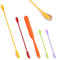 5 PCS Mini Silicone Spatula, Soft Small Silicone Spatula Set, Double-Ended Small Cosmetic Makeup Spatulas, Tiny Scraper for Jar Kitchen Bottles Cosmetic