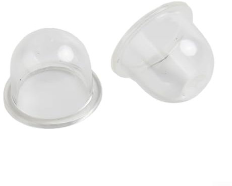 Lot de 10 pompes d'amorçage pour carburant, 19 x 14 x 15 mm, remplacement pour tronçonneuses, taille-haies, débroussailleuses, ampoules à essence en plastique transparent