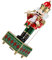 VALICLUD Casse Noisette Musical avec Figurine de Soldat Décoration Festive de Noël et an Ornement Traditionnel avec Détails Raffinés pour Table
