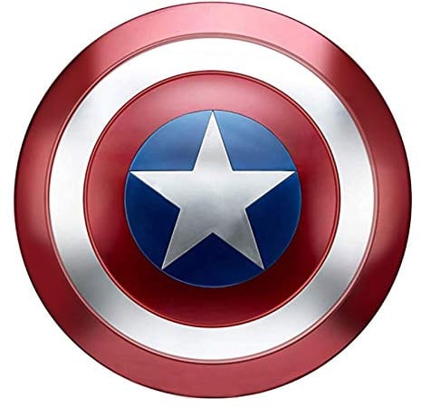 Captain Unique Design Amrica Metall Schild, Captain Metal Für Erwachsene, Superheld Role Play Kostüm Requisiten Kann Verwendet Werden Für Wanddekoration