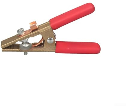 300A Earth Cable Clamp for Welding Grounding Applications Brass Construction with 6mm Terminal Lug Mounting Hole