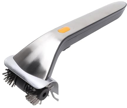 Fockety Power Grill Cleaner, Rechargeable Electric Grill Brush with Triple Reinforced Brushes and Water Spray, Electric Cleaner for BBQ and Outdoor