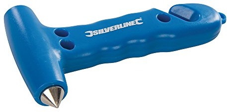 Silverline 395235 Nothammer mit Gurtschneider, 150 mm