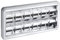 Rosch Raster-Anbauleuchte 2x18W EVG weiß, 2400 lm, Ro-1036