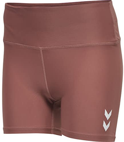 hummel Damen Hmlte Tola Hw Tight Shorts, Withered Rose, XS EU