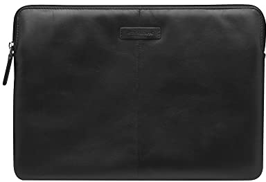 dbramante1928 - Skagen Pro - Laptophülle - Kompatibel für MacBook Pro 15 Laptop MB Pro 16 (2021) - Laptop-Hülle - Sleeve Laptop Tasche Mit Reißverschluss - Hochwertigem Leder - Black 2nd