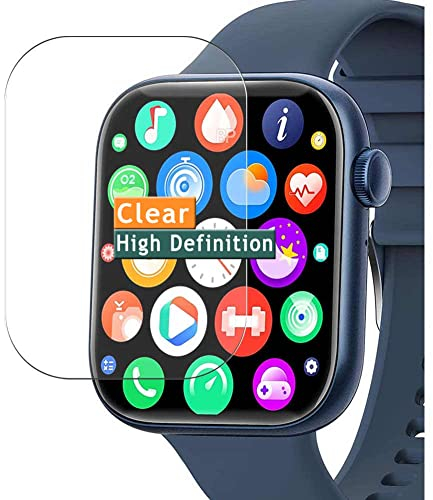 Vaxson 3 Stück Schutzfolie kompatibel mit AKUMAKA P45 Smart Watch smartwatch Display folie folien Displayschutzfolie ( nicht Panzer Schutz Glas folie SchutzGlas nicht PanzerGlas )