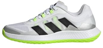 adidas Herren Forcebounce Volleyball Shoes Schuhe, Cloud White/Core Black/Lucid Lemon, 48 EU