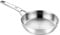Bra Signature 18/10 Stainless Steel Frying Pan (28cm) Large Stainless Steel Frying Pan for Induction Hobs & Other Heat Sources with 5.3mm Triple Diffuser Base.