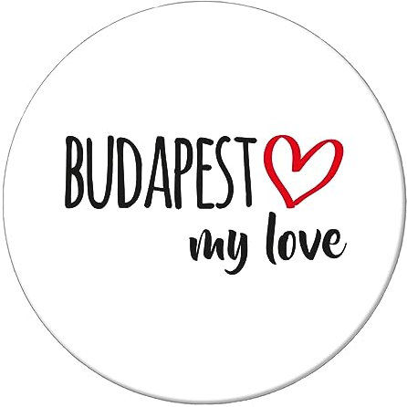 Huuraa Magnet Budapest My Love Geschenk 59mm Kühlschrankmagnet Flaschenöffner Budapest Geschenkidee