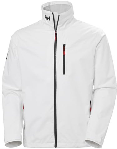 Helly Hansen Hombres Chaqueta Crew 2.0, Blanco, S