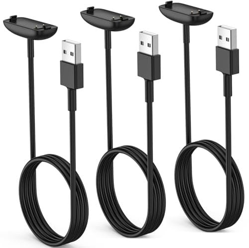 BLIKEJIN Charging Cable for Fitbit Inspire 3 Replacement Charger (3.3ft, 3-Pack)