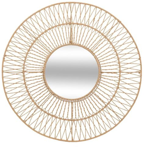 Atmosphera - Miroir Corde Millie Beige h75cm
