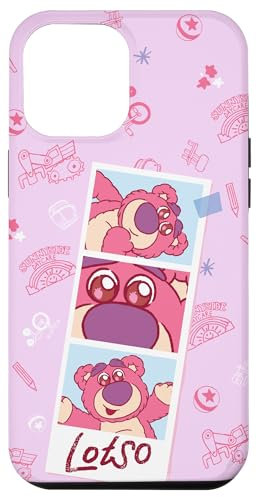 Hülle für iPhone 15 Pro Max Disney und Pixars Toy Story Lotso Flauschiger süßer Fotostreifen