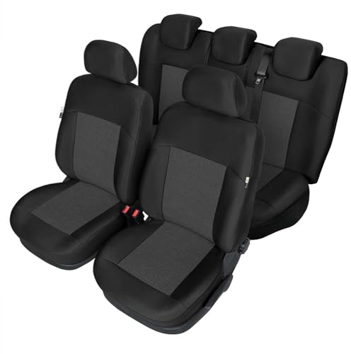 Saferide Autositzbezüge Autositzschoner Sitzbezüge Kompatibel mit Suzuki SX4 S-Cross Auto Sitzbezug Schwarz Autositzauflage Autositz Sitzauflagen Tuning Auto Zubehör Innenraum