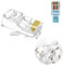 100 Pack Cat 6 Pass Through RJ45 Connectors, Ethernet Gold Plated Connector Ends Easy Pull 8P8C Modular Plug 50u for Cat6 Cat5 Cat5e 23-28 AWG Solid or Stranded UTP Standard Network Cables