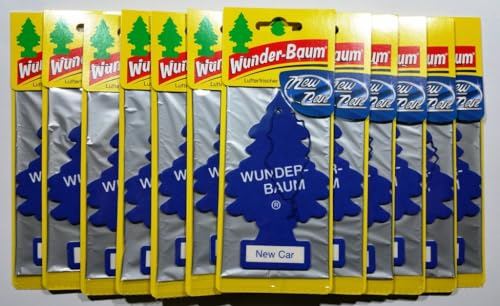12 x WUNDER- BAUM New Car Lufterfrischer Duftbaum Auto Airfreshener