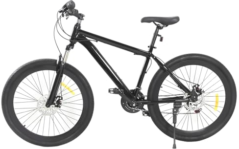 ARBGO 26in Mountainbike, Aluminium Mountainbike, Fahrräder für Erwachsene，Doppelscheibenbremse vorne und hinten, 21 Gang Schaltung Vollfederung, für Damen und Herren