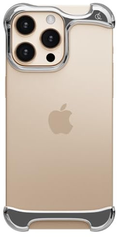 Arc Pulse Schutzhülle für iPhone 16 Pro Max – Minimalistischer Fallschutz, stoßfestes Aluminium in Luftfahrtqualität, doppellagige Stoßdämpfung, Kratzfest, aufschiebbar, leicht, 360°-Schutz