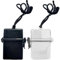 Hperu Caja Seca Impermeable de 2 Paquetes, Recipiente de Almacenamiento de plástico Transparente con para Kayak, Surf, Paseos en Bote, diseño hermético portátil para teléfono, Llaves, Elementos esenc