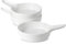 UIBFCWN Juego de 3 Platos de Cerámica para Hornear, 450ml Plato Pequeño para Hornear de Horno a Mesa, Fuente para Horno Pequeña con Asas, Ideales para Lasañas, Pasteles, Tapas y Más, Blanco