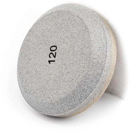 CBRIGHT Axe Sharpening Stone,1pc Hatchet Sharpener Puck Dual Grit 120# /280# Round Whetstone - Professional Whetstone & Tool Sharpener[3.15 * 1inch]