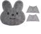 Brosse de lavage des pieds et tapis de bain antidérapant pour une expérience de douche relaxante (gris)
