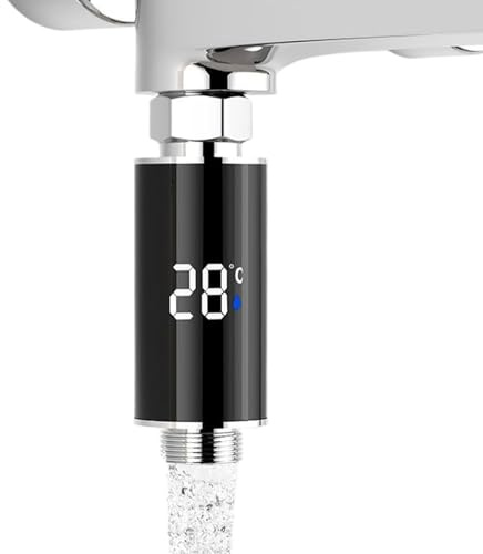 ETUCYNG Dusche Temperaturanzeige – wasserdichte Thermometer für Dusche – Temperaturanzeige, wasserdicht, tragbar, präzise, für Baby, Bad, Bad, Camping, Outdoor