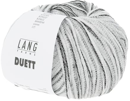 Lang Yarns Duett 1173.0002 - weiss/schwarz