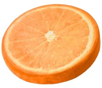 Doppler Sitzkissen Orange rund, Ø ca. 38 cm