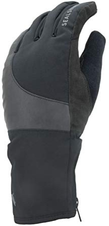 SEALSKINZ |Unisex Marsham Waterproof Cold Weather Reflective Cycle Glove | Cycling Glove | AX Suede for Handlebar Grip | Three-Layer Insulation Techology