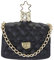 Inge Glas - Christbaumschmuck, Baumschmuck - Handtasche, Tasche - Schwarz - Größe: 6 cm - mundgeblasen