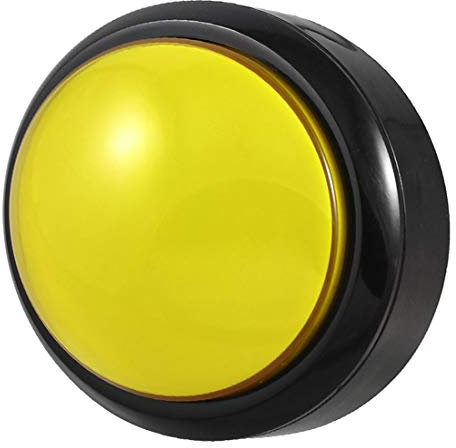 New Lon0167 Arcade Game Destacados 80mm Botón luminoso eficacia confiable iluminado amarillo SPDT Micro Switch(id:548 27 14 7ca)