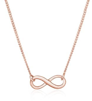Elli Halskette Damen Infinity Anhänger Unendlichkeit Symbol in 925 Sterling Silber
