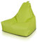 Ecopuf - Keiko M Pouf Sessel Outdoor - Sitzsack mit Griff - Robuster Stoffsack - Entspannungssessel - Wohnungseinrichtung - Sessel Größe M - 100x80x85cm, Olivgrün Nc1