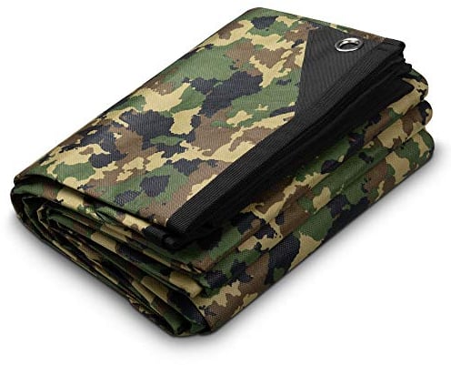 Arcturus XL Survival Tarp - 8.5' x 12' (Woodland Camo)