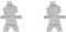 Orecchini donna Rue des Milles bimbo OR-LOBO BIMBO RH Argento 925
