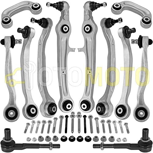 Kit bras de suspension avant compatible AUDI A6 4F C6 04-11 triangle, rotule, biellette 11 pièces