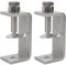 Luluxing Pack of 2 Heavy Duty C Clamp 304 Stainless Steel C Clamp 65MM/2.6Inch Wide Jaw Opening Tiger Clamp Woodworking Clip