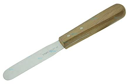 YNR® Plaster Wax Knife Laboratory Mixing Tools Plastering Alginate Cake Spatula (Straight)