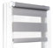 Fenster DEKOR - Rollos für Fenster Grau - Klemmfix Rollo ohne Bohren 120 x 40 cm - Doppelrollo mit einer breiten Auswahl an Größen und Farben - Blickdichte Rollos, einfach zu montieren