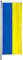 Vispronet® Nationalfahne 120x300 cm für Ausleger ✓ in Deutschland produziert ✓ versch. Materialien ✓ Hochformat (Supraflag®, Ukraine)