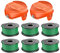 CDIYTOOL Lot de 6 bobines de fil de rechange pour débroussailleuse Black and Decker GL9035-QS, GL7033, GL8033-QS, STC5433PC-QW, STC5433B-QW 2 mm 6,1 m