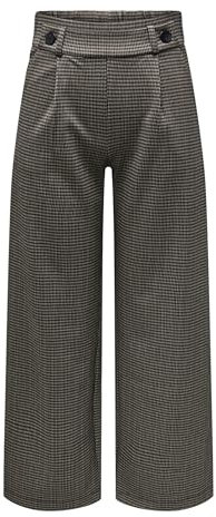 JDY Damen JDY geggo mia long check pant jrs noos Hose, Cobblestone, XL EU