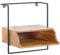 FineBuy Nachtkonsole für Wandmontage 44x45x35 cm Nachttisch Mango Massivholz, Nachtschrank mit Ablage, Wandboard Schwebend für Boxspringbett, Wandkonsole Nachtkästchen Hängend
