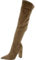 GUESS Abetter - Stivali sopra il ginocchio da donna, Camoscio Cognac 210, 37.5 EU