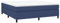 vidaXL Bettgestell, Polsterbett Bett für Schlafzimmer, Bettrahmen mit Lattenrost, Schlafzimmerbett Doppelbett, Blau 180×200cm Stoff