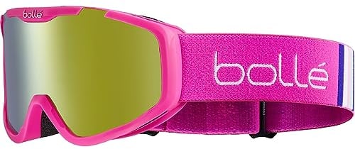 bollé, ROCKET PLUS Pink Matte, Sunshine Cat 3, Occhiali da sci, Small, Unisex Bambini